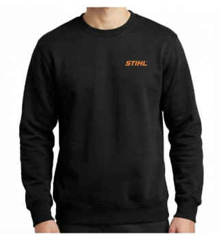 Adult Poly Cotton Fleece Sloppy Joe - Black:Black